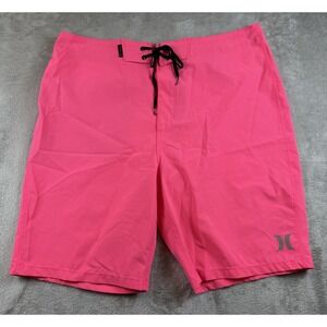 Hurley Phantom Board Shorts Men's Size 32 Neon Pink Swim Suit